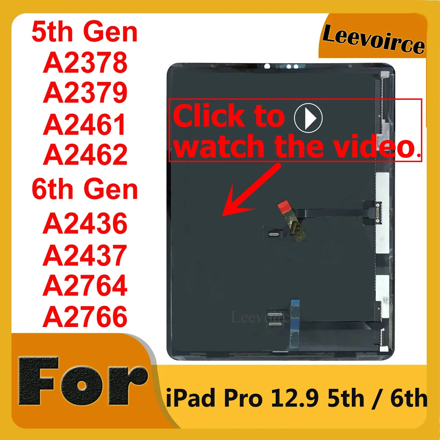 استبدال شاشة LCD لجهاز iPad Pro 12.9 بمواصفات A2764: دليل شامل للمستخدمين المتميّزين