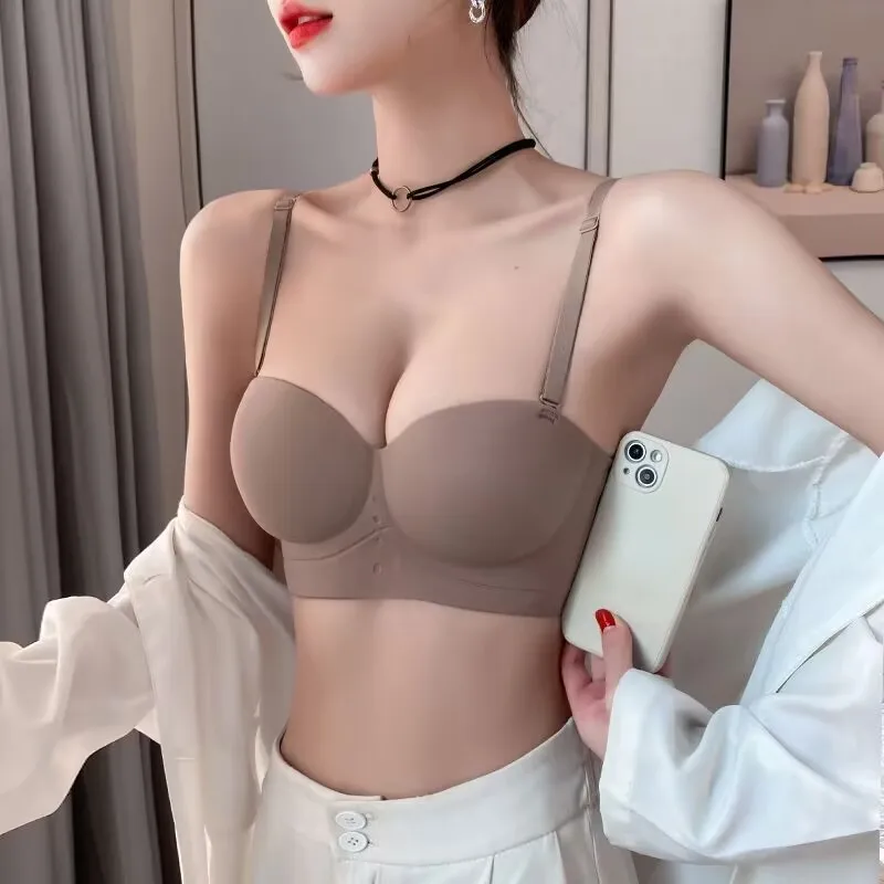 Brassiere Soutien Gorge Femme Seamless Bra for Women High Quality Women\'s Strapless Bras Push Up Bralette Sujetador Mujeres