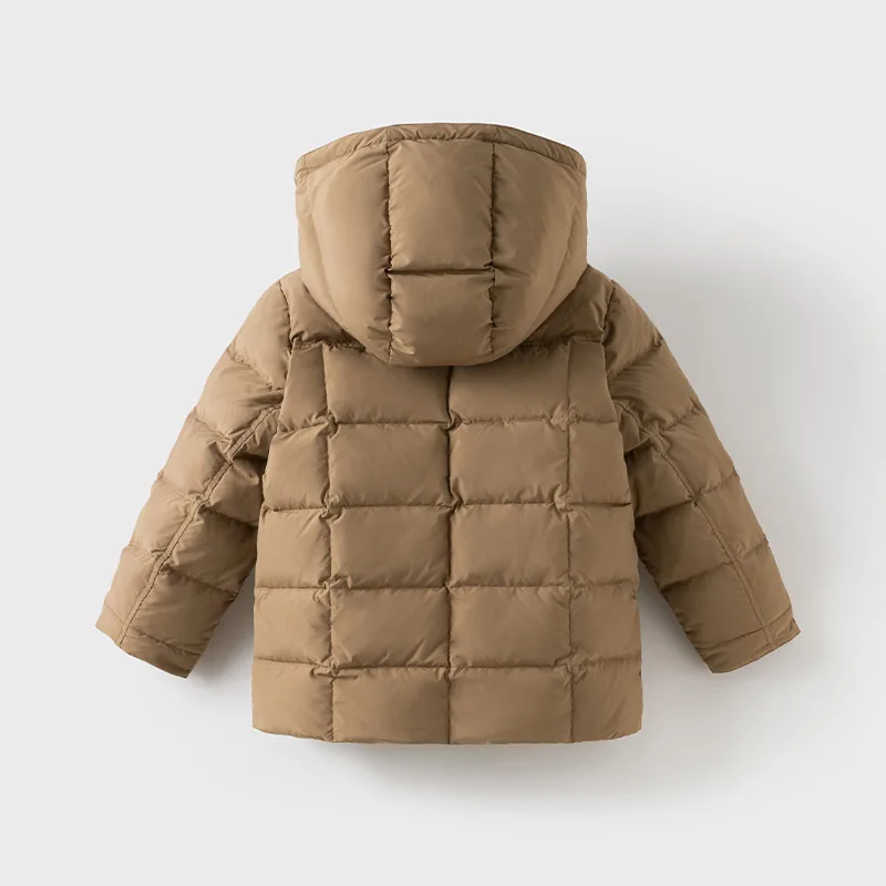 Dave Bella Boys Thicken Down Parka Jacket Children Winter Warm Hooded Down Coats Waterproof Outwear Clothes DK4242834