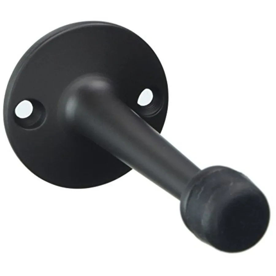 

13004-10B Дверной стопор из твердой латуни премиум-класса с 2 отверстиями для винтов, 3-3/4 дюйма, масляная бронза