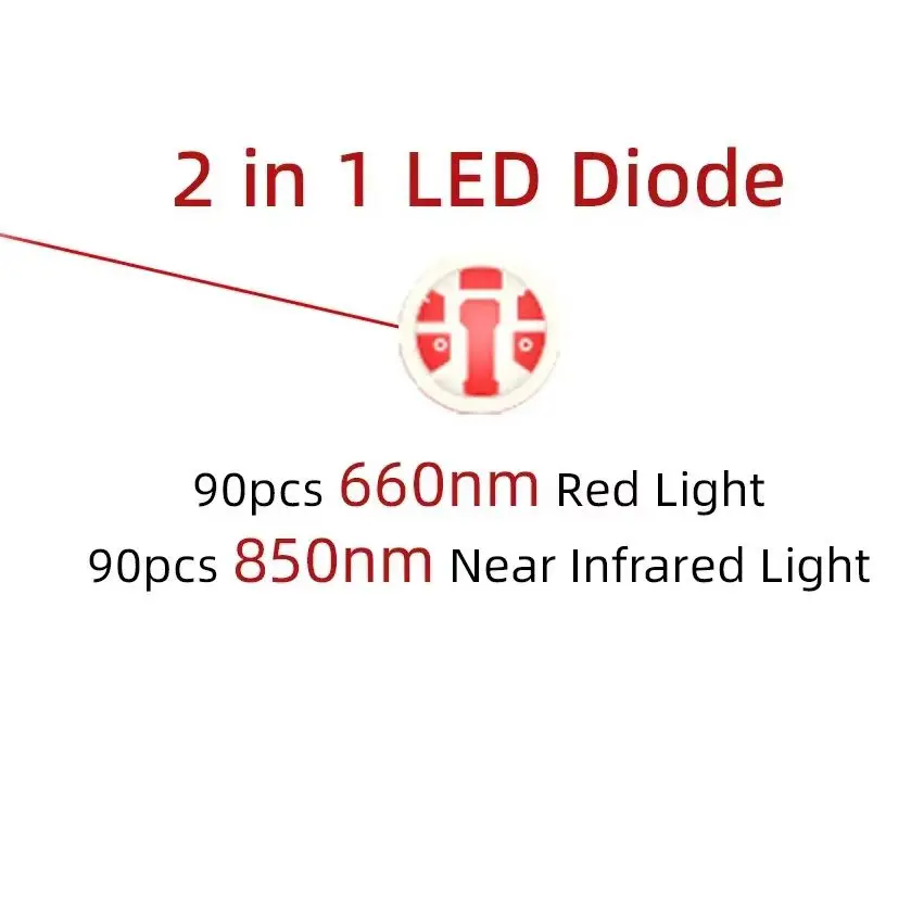 660nm 850nm Infrared Red Light Therapy Slippers Foot Pain Relief Blood Circulation Home Physiotherapy Equipment