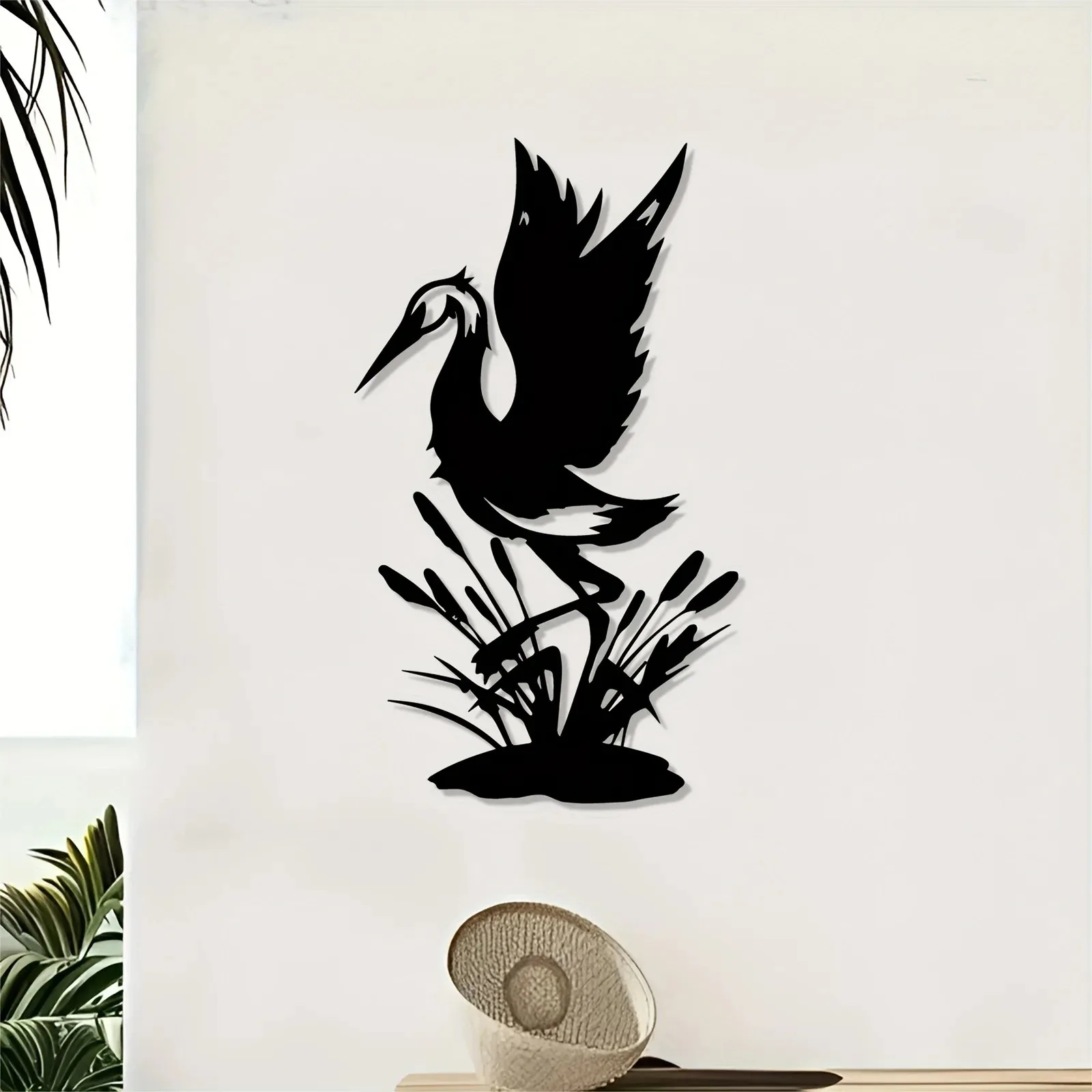 CIFBUY Metal Wall Art Wild Bird Iron Sculpture Rustproof Waterproof Modern Decor For Bedroom Living Room Ornament