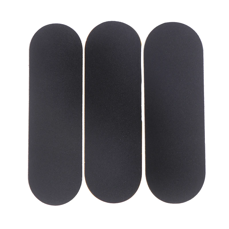 Pita pegangan busa papan jari, untuk SkateBoard jari Anti slip papan jari kayu pita perekat pegangan matras hitam