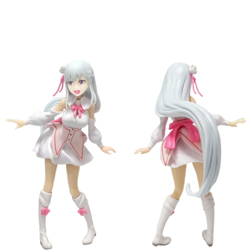Heiße Re:Zero Starting Life in Another World Anime-Figur Emilia Actionfiguren Kawaii Memory Snow Emilia Sammlermodell Spielzeug – Detail 6