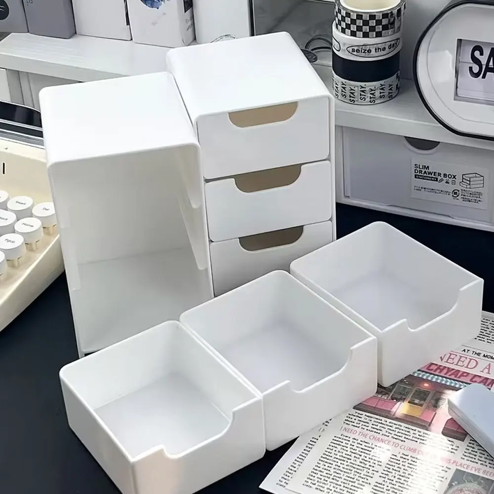 3-Layer Luxury Octagonal Drawer Storage Box |   Portable White Plastic Desktop Storage Box for Office Supplies |   Stackable Cosmetic Storage Boxes and Jewelry Boxes |   Multifunctional Handmade Storage Rack and Dressing Table Storage Box |   Home Office Aesthetic Space-Saving and Organizing Tool