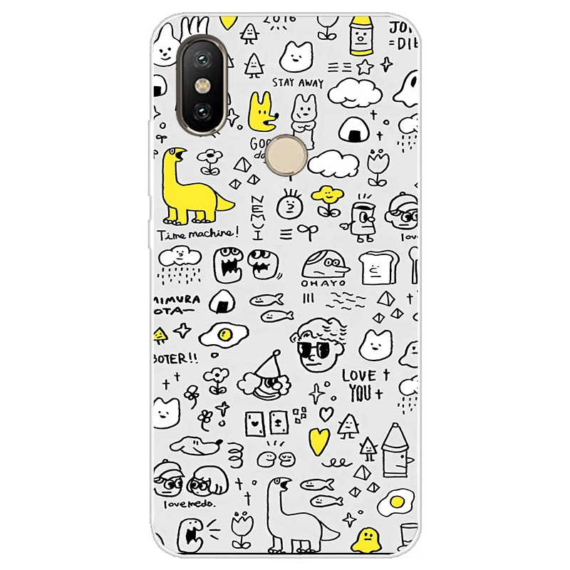 Case For Xiaomi Mi A2 Case Xiaomi Mi 6X TPU Phone Case For Xiaomi Mi A2 Silicone Back Cover For Xiaomi Mi 6X Soft Case on A2 6X