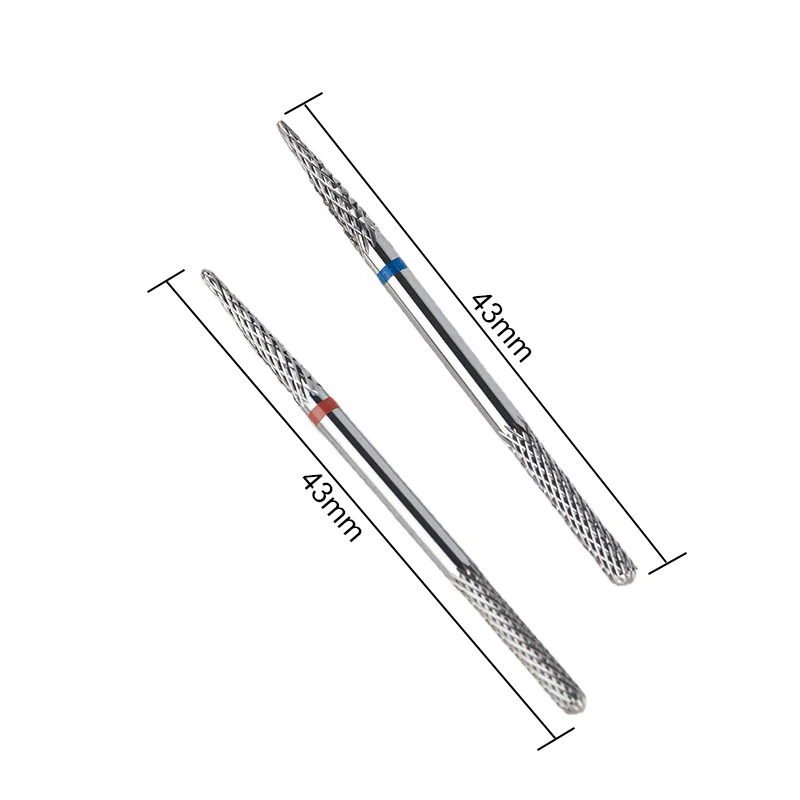 Doppel Köpfe Hartmetall Nagel Bohrer Bits Elektrische Nägel Design Werkzeuge Maniküre Maschine Pediküre Dateien Zubehör – Detail 6