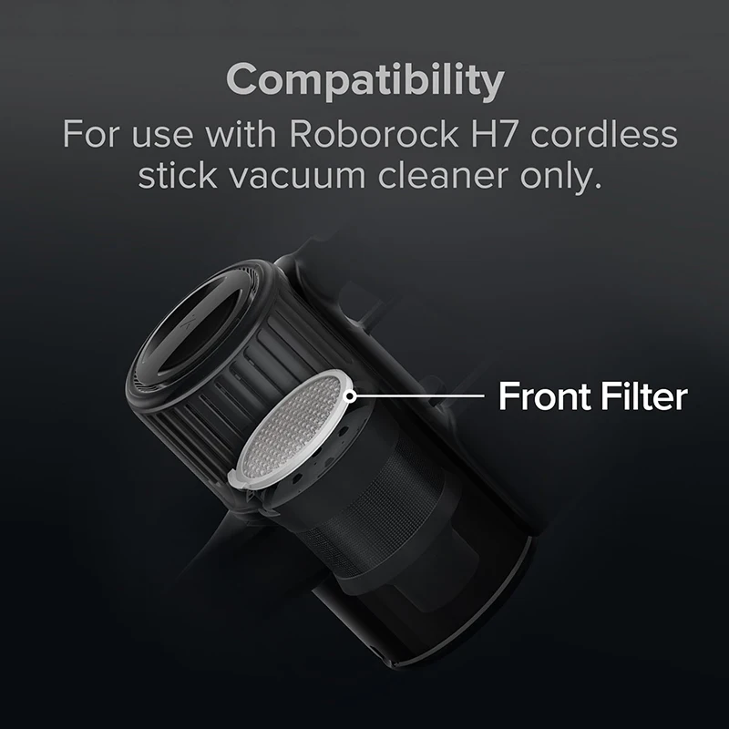 Roborock – ensemble de filtres HEPA avant et arrière pour aspirateur à main H6 H7, accessoires de remplacement pour sac à poussière