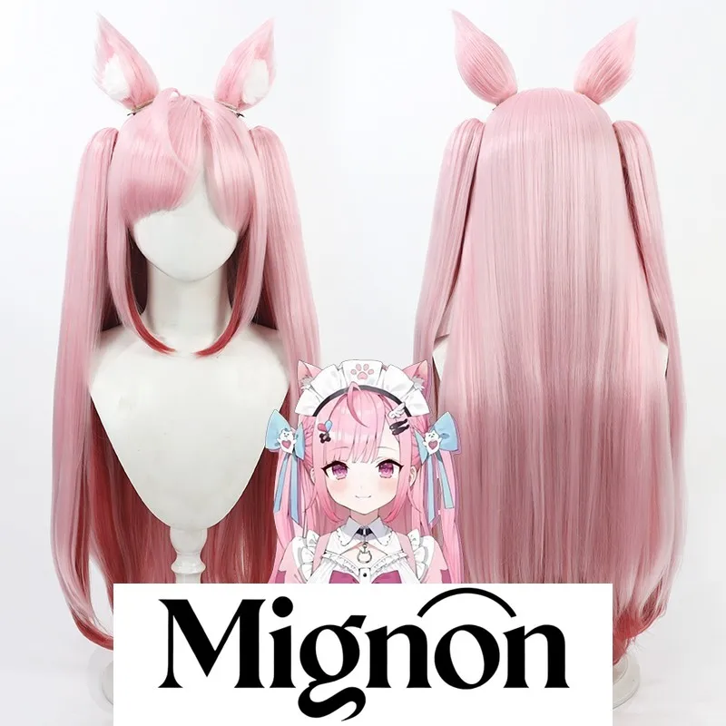 VTuber Yuki Kinasa peluca cosplay nuevo vtuber regalo de Halloween