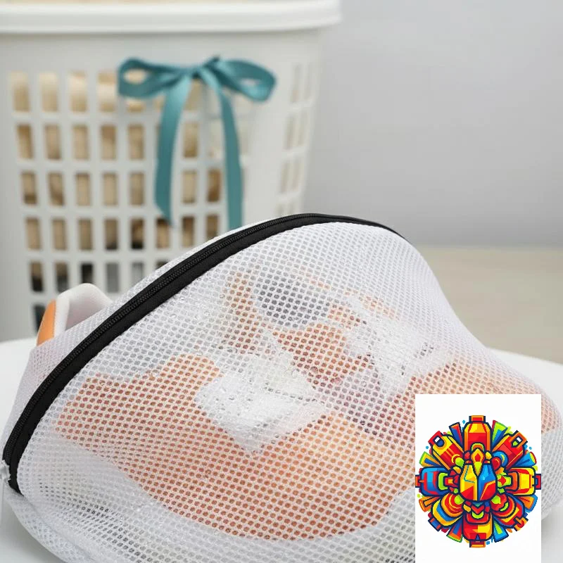 Mesh Laundry Bag For Shoes Boot With Zips For Washing Machines Hot Travel Clothes Storage Box Organizer Bags