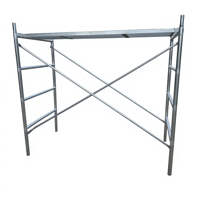 Construction Cheap Building Material Galvanized Metal Ladder Steel Scaffolding Scaffold