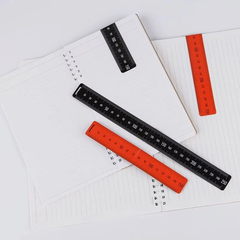 150/250 مللي متر المرجعية الحكام مرنة قابلة للطي لينة المغناطيسي حاكم المحمولة طوي بولي كلوريد الفينيل المغناطيسي الحكام أدوات الرسم اللوازم المدرسية