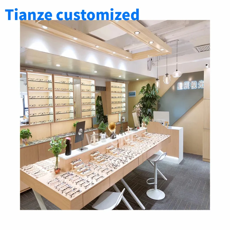 [Customized]Guangzhou Source Showcase Optical Shop Showcase Whole Store Design Sunglasses Display racks