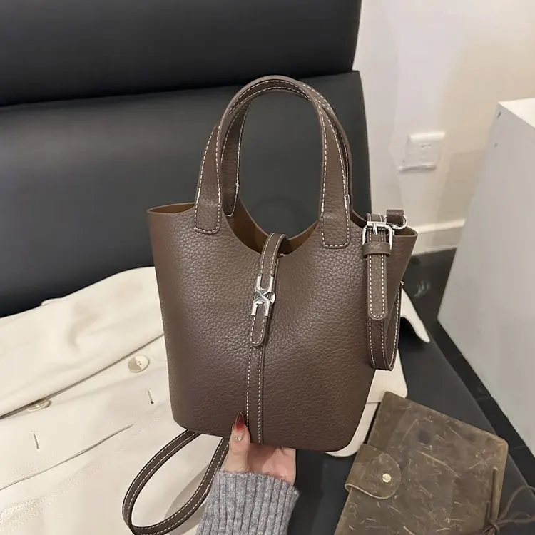 

Женская роскошная сумка-ведро 2026 года: Новинка с цветочным декором, элегантная сумка через плечо/кроссбоди