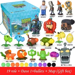 New Plants Vs Zombies 2 Pvz Full Set Box-Packed Children'S Dolls Action Figure Model Present Map Battle Shooting Game Toys Gifts