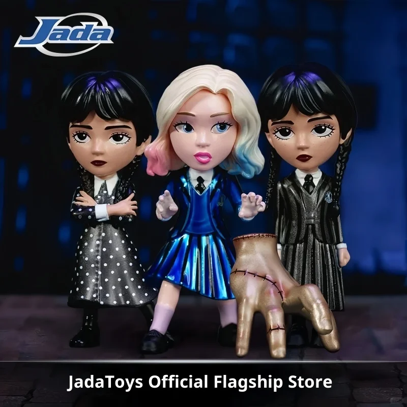 

Jada Wednesday Adam s 2,5-дюймовые металлические фигурки игрушки настольные компьютеры украшения мужские и женские коллекции подарки новые на складе