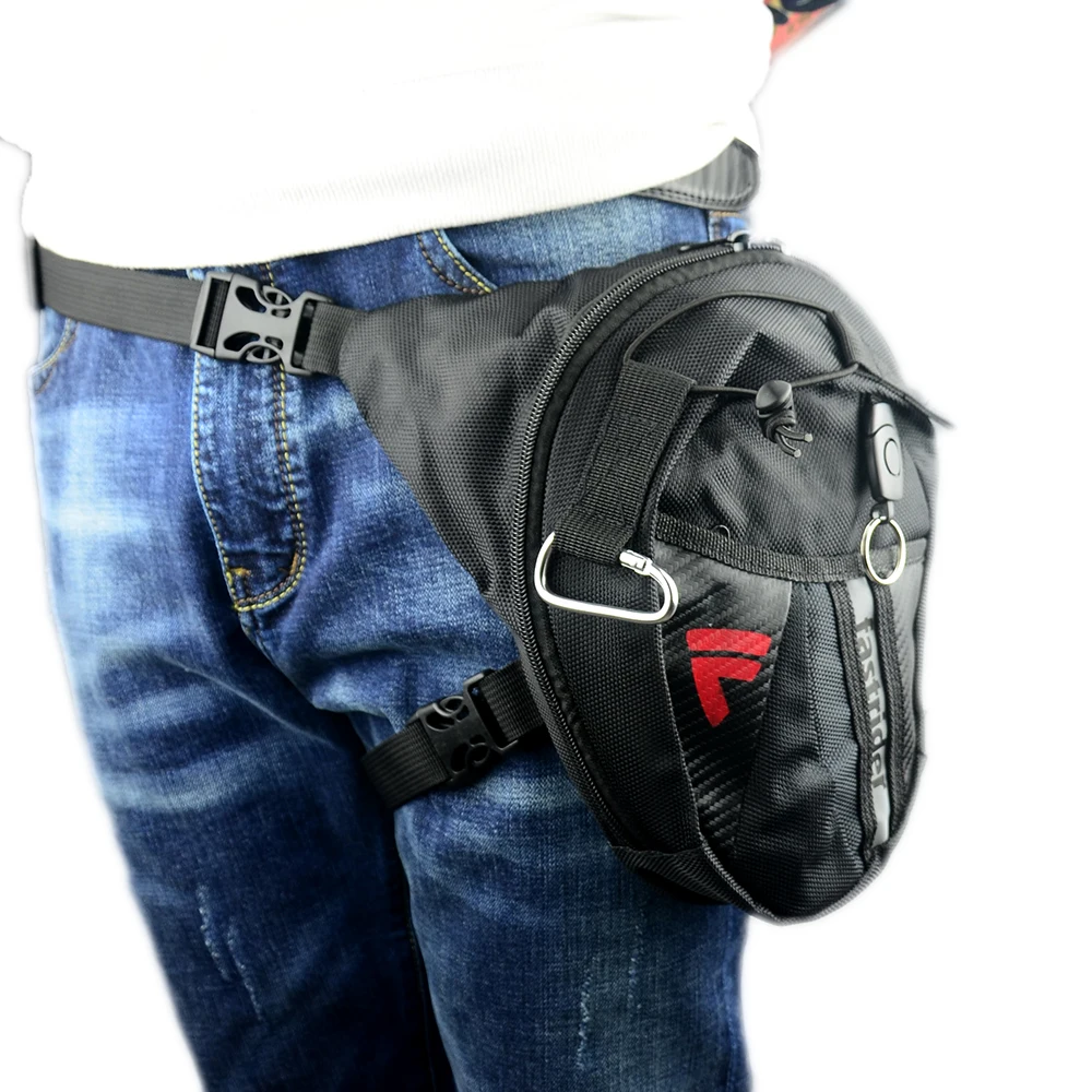 Motorcycle Wear-resistant Waist Bag Leg Bag Cross-country Reflective Waterproof Travel Expansion Riding Bag image 3