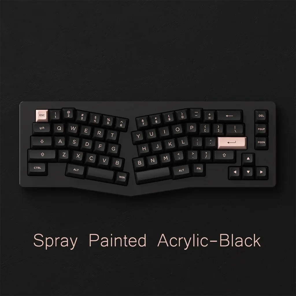 AKKO-ACR PRO Teclas Alice Plus, 68, 81 Teclas, Hot-Swap Wired RGB, Teclado de computador Gaming Mecânico, PBT Montado em Junta, Keycaps de Perfil ASA