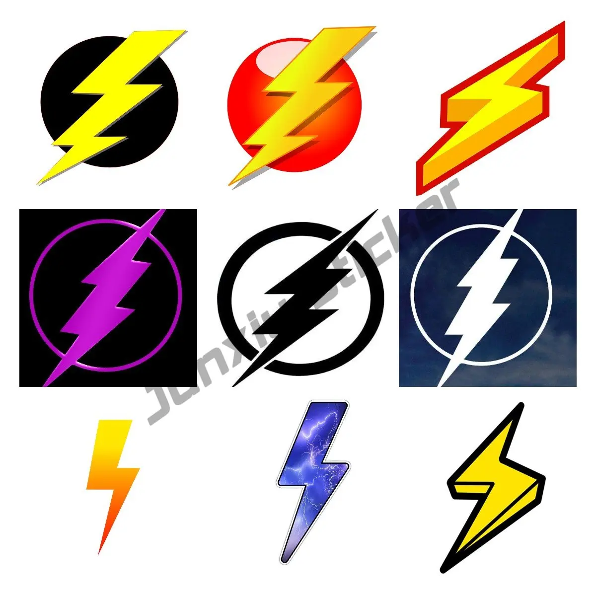 

Flash Lightning Bolt Superhero Cool Car Truck Window Vinyl Decal Motorcycle Car Laptop RV Wall Stickers