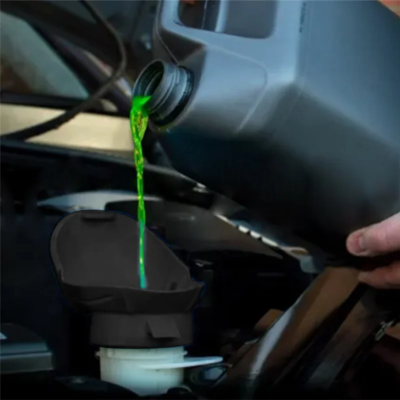 

AEE5-Car Black Kettle Cover Glass Water Filling Spray Kettle Cover 6V0955485 000096706 For Skoda