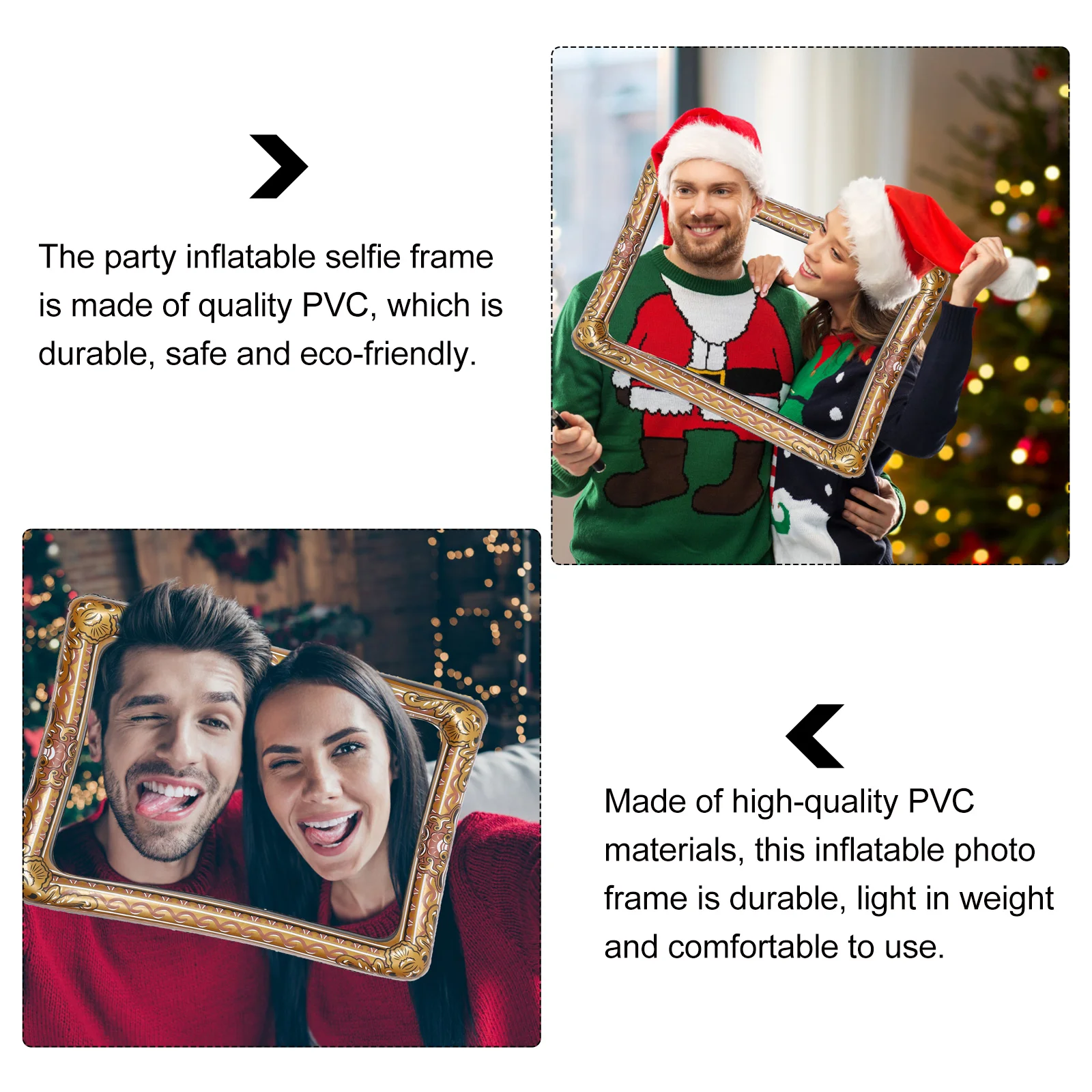 PVC Inflatable Photo Frame Party Party Holding Selfie Photo Frame Beautiful Selfie Picture Frame Chic Photo Booth Prop