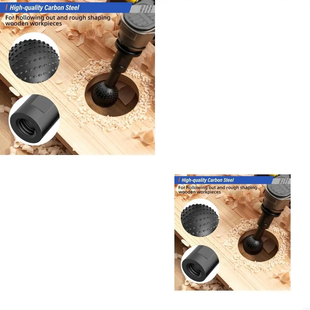 

Set of 3 Spherical Grinding Head 25mm 30mm 40mm Fit Standard 4.5 and 5Inch Angled Grinders High Durability for Woodworking