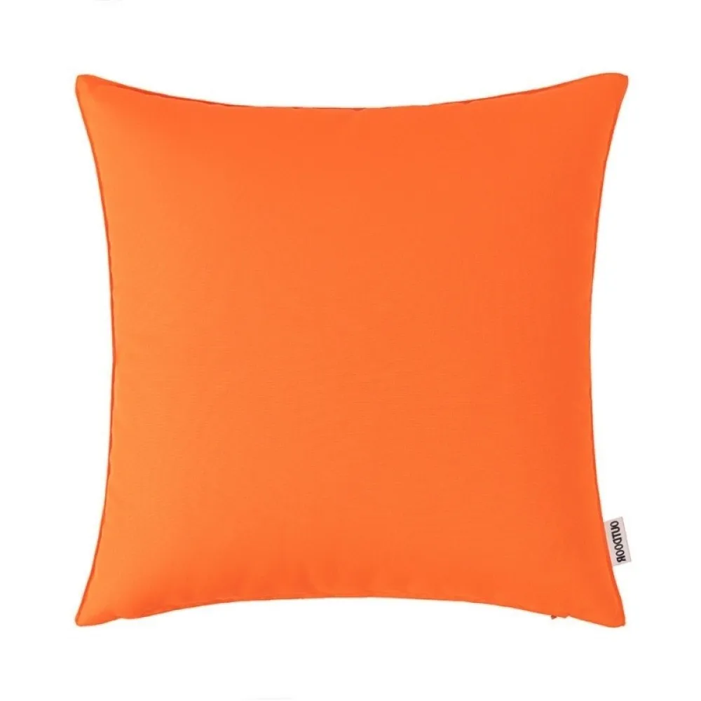 New Solid Color Waterproof Throw Pillow Covers 45x45cm Decorative Pillow Case Soft Cushion Cover Poolside