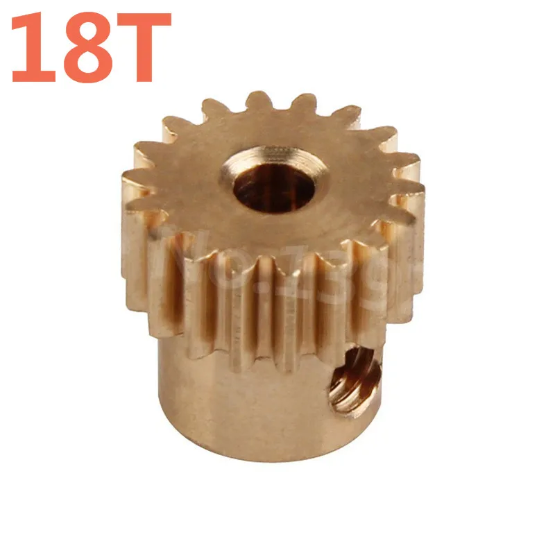 Engrenage de moteur 11120 en métal laiton pignon cuivre HSP, pièces pour 1/10 électrique hors route Monster Truck 94111 Pro Hobby Baja HimPain, 18T