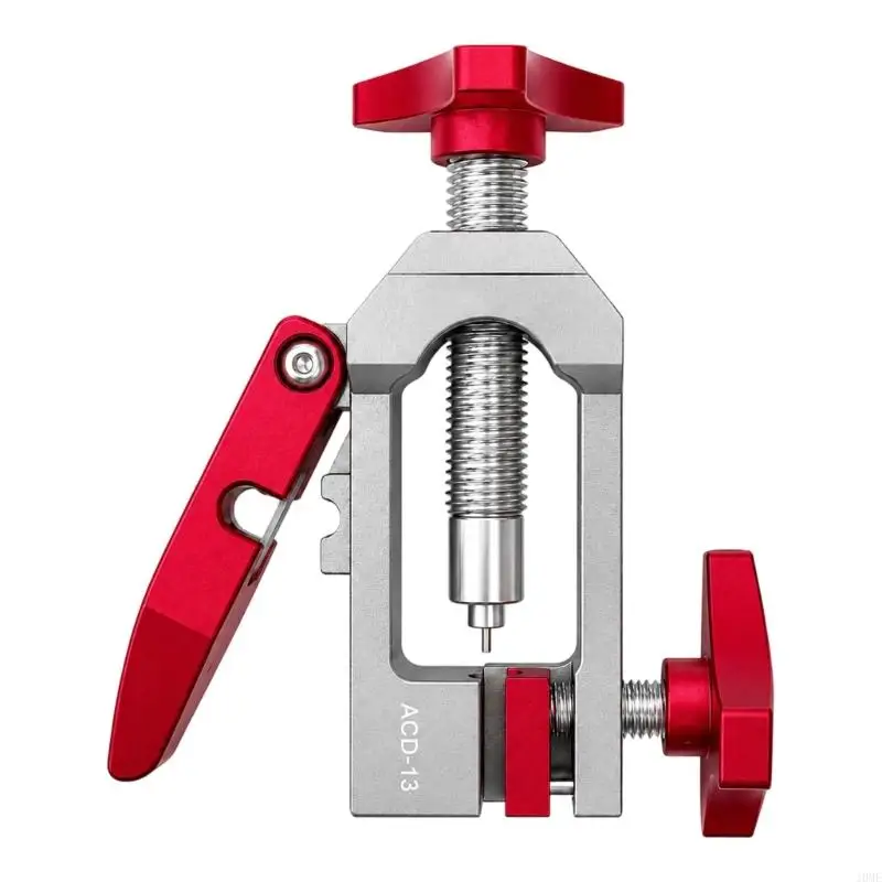 Hose Insert Press Tool for Bike Brake Line Work, Metal Frame Design for Repair Use, Fitting Process, and Routine Cycle Service