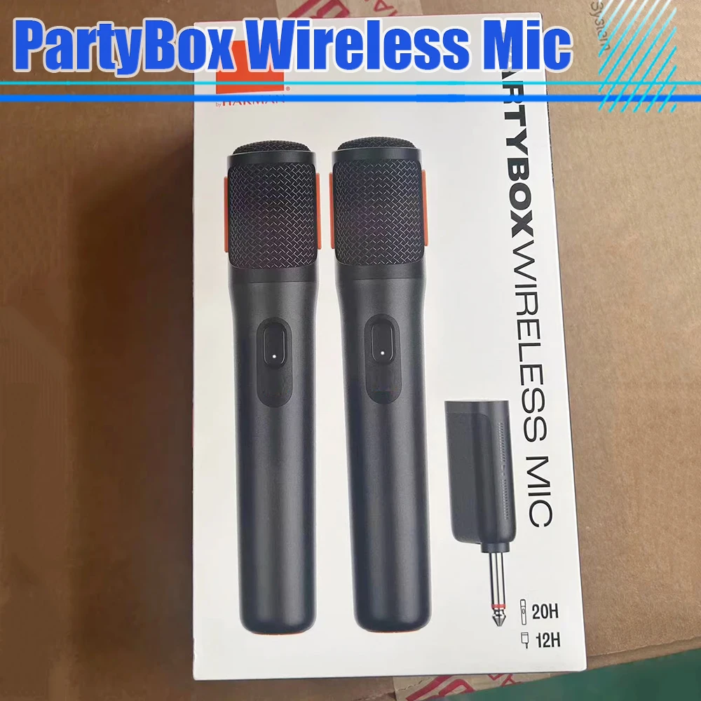 

Беспроводной микрофон для JBL PartyBox, беспроводной микрофон от одного до двоих, уличный аудиомикрофон, UHF, двухканальный