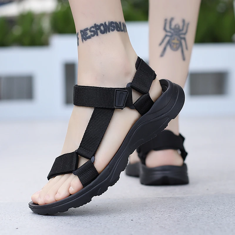 Herren Sandalen Neue Sommer Oberbekleidung Sandalen Strandschuhe – Detail 10
