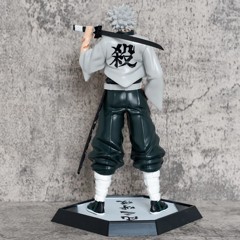 30cm Demon Slayer Gk Shinazugawa Sanemi Doll Decoration Model Kimetsu No Yaiba Pvc Action Figurine Collection Statue Figure Toys