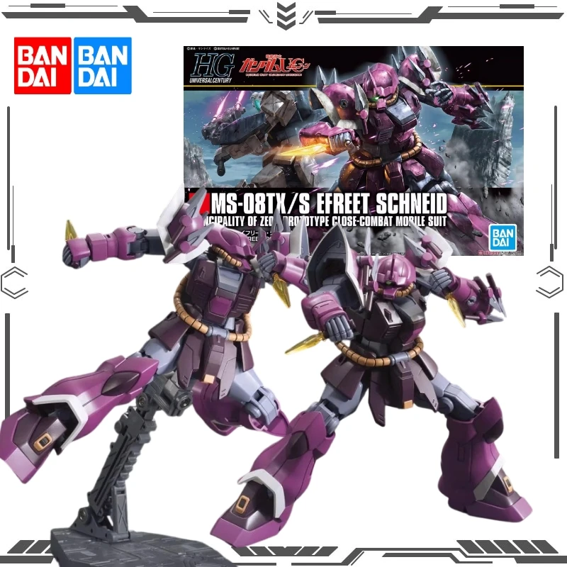 Bandai HGUC 1/144 MS‑08TX/S Efreet Schneid Mobile Suit Gundam Unicorn Principality of Zeon Prototype Close‑Combat MS Model Kit