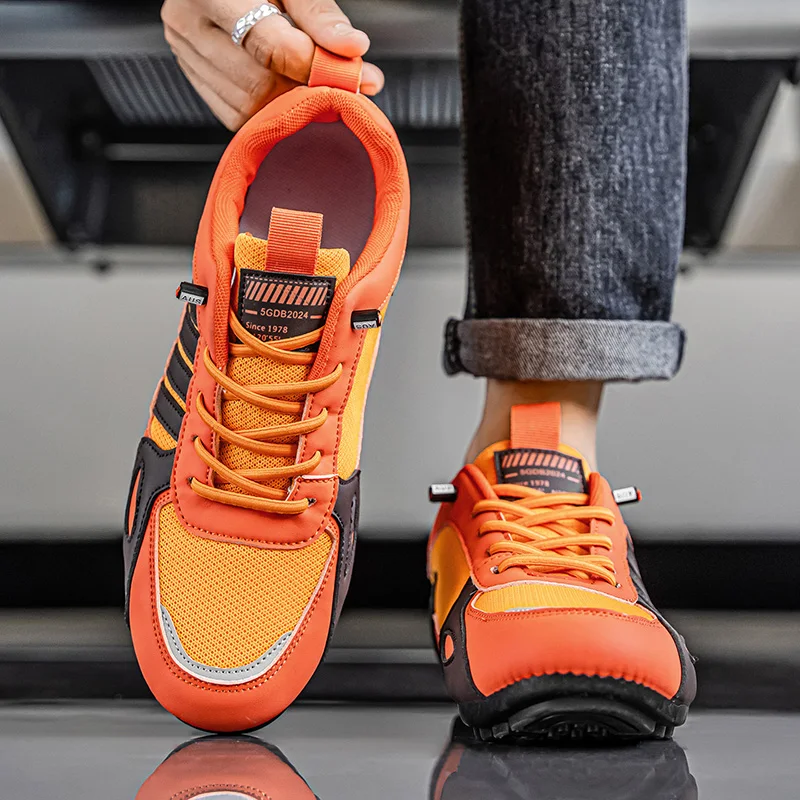 

Sneakers Men Fashion Casual Lightweight Breathable Running Shoes Men Sneakers Lace-up Platform Sneakers Footwear Zapatos Hombre