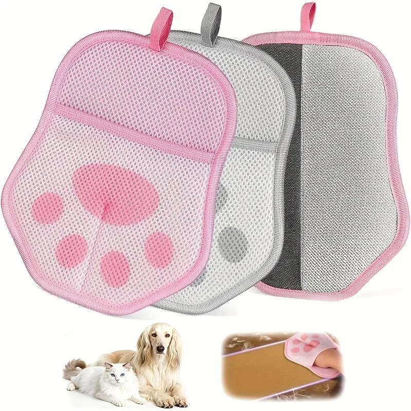 1. Pet Hair Removal Gloves for Dogs and Cats, Reusable Cute Cat Hair Removal Gloves for Clothing, Sofas, Carpets, and Car Seats