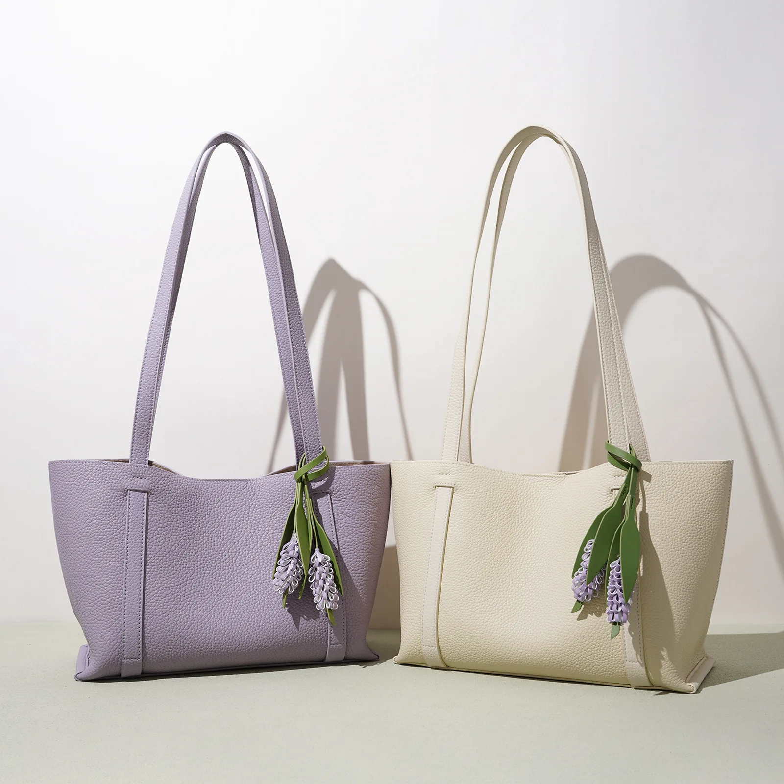 

Новая модная сумка-тоут премиум-класса серии Lazy 2026: повседневная женская сумка через плечо/кроссбоди цвета гиацинта для ранней весны