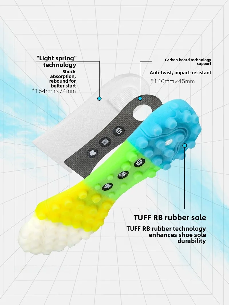 

XiaoLei Hai2 Top High-Top TF Craed Nail Carbon Board Мужские футболки Fooall oes для взрослых Искусственная задница