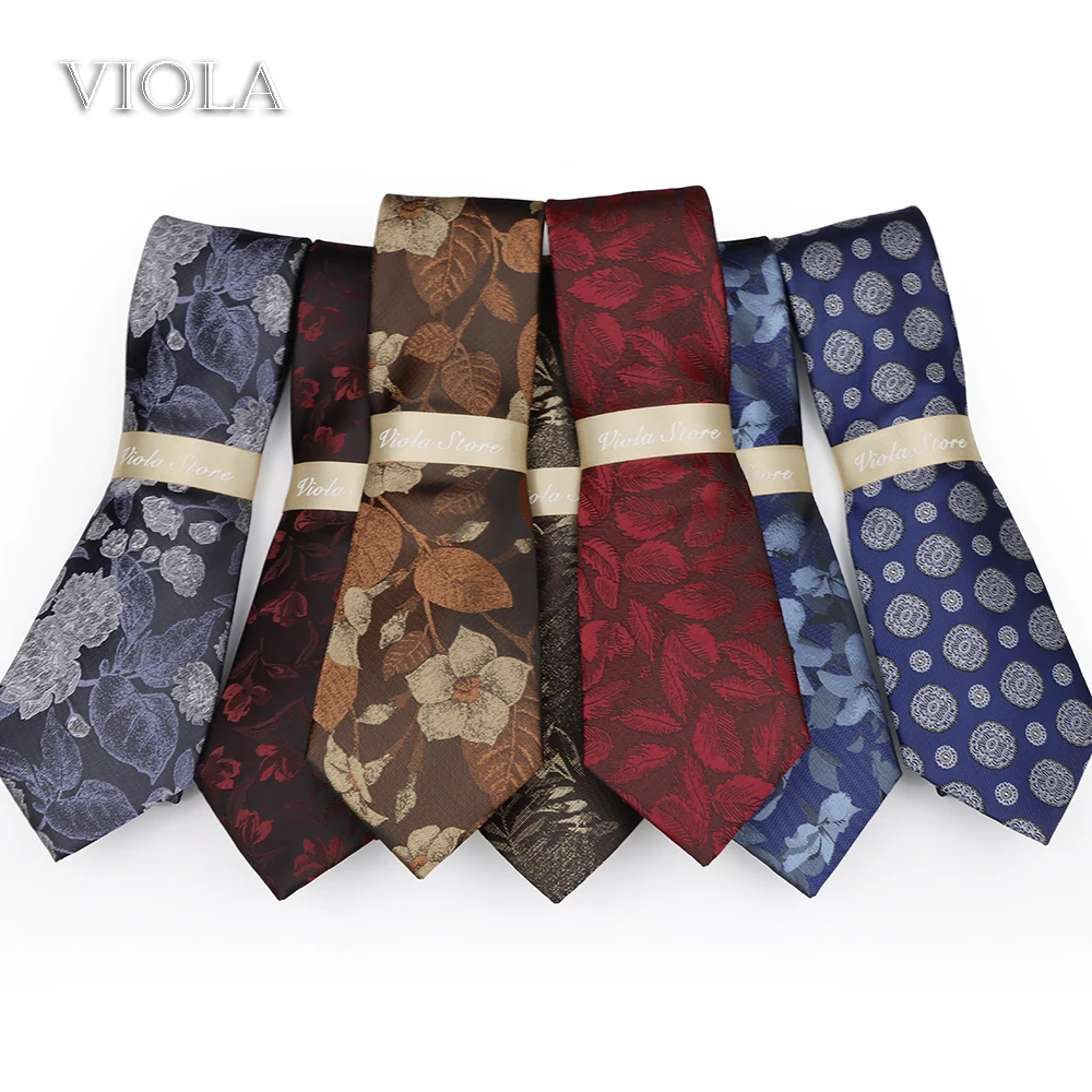 

36 Color Vintage Fashion Floral Leaf Necktie 8cm Jacquard Polyester Men Wedding Business Party Suit Tuxedo Cravat Gift Accessory