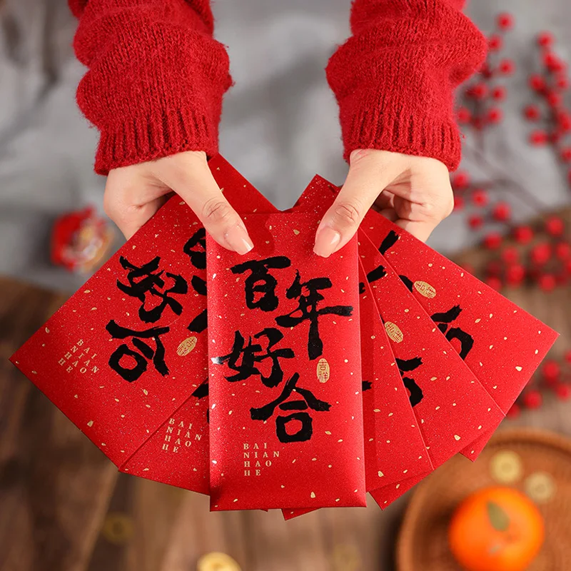 36PCS Chinese Wedding Red Envelopes,Happy Events Red Envelopes