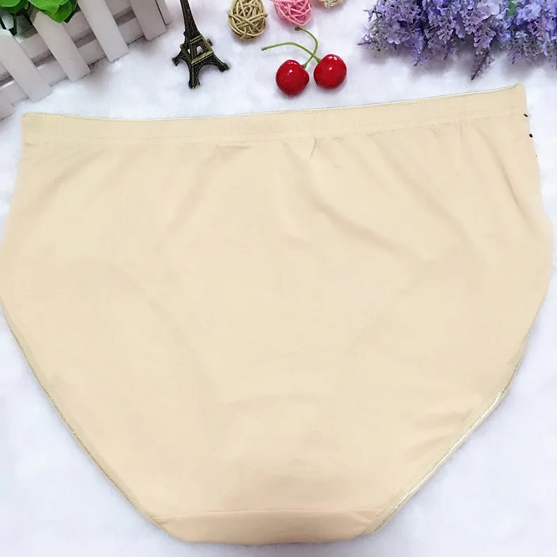 3Pcs/lot Breathable Print Panties for Women High Waist Briefs Soft and Super Elastic Underpants Plus Size 5XL 7XL Briefs