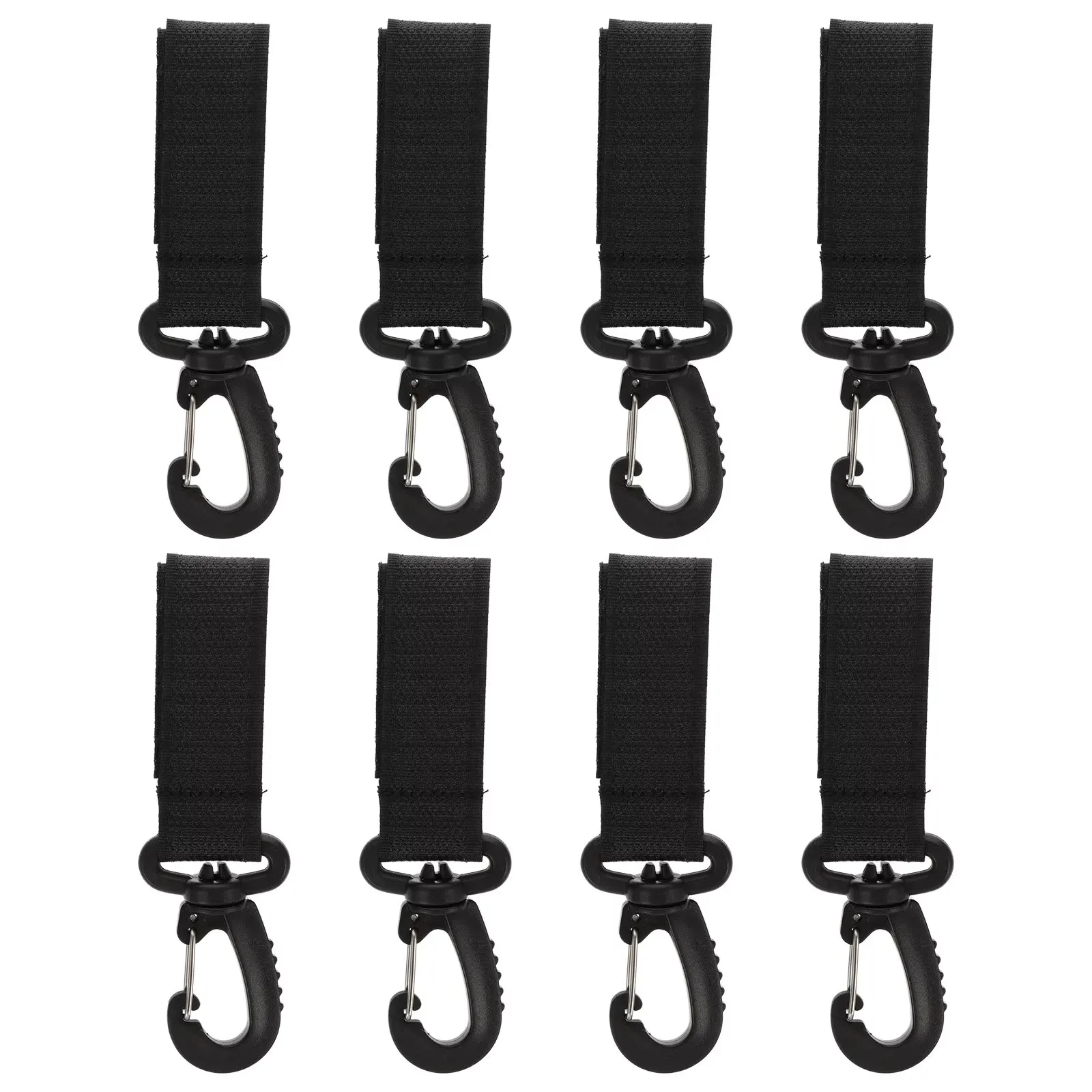 

8Pcs Stroller Hook Organizer Clip Portable Lightweight Baby Buggy Hook 360 Degree Rotation Stroller Bag Holder Convenient