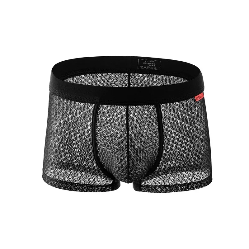 New men's underwear men's boxers wholesale mesh breathable boxers manufacturers supply boys boxers
