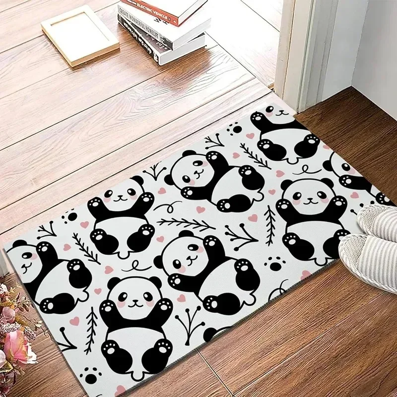 Cute Cat Paws Print Bath Mats Super Absorbent Carpet for Bathroom Kitchen Entrance Decor Floor Pad Shower Room Diatom Mud Rug