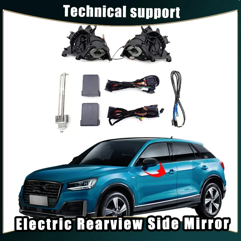 

Car Mirror Electric Automatic Rearview Mirror Folding System Side Mirrors Folded Motor Kit Modules for Audi Q2 2019-2023