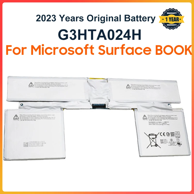 Аккумулятор G3HTA024H для Microsoft Surface BOOK 1st, 13,5 дюйма, базовая батарея для клавиатуры G3HTA023H, G3HTA021H, 7,5 в, 51 Вт/ч, бесплатные инструменты