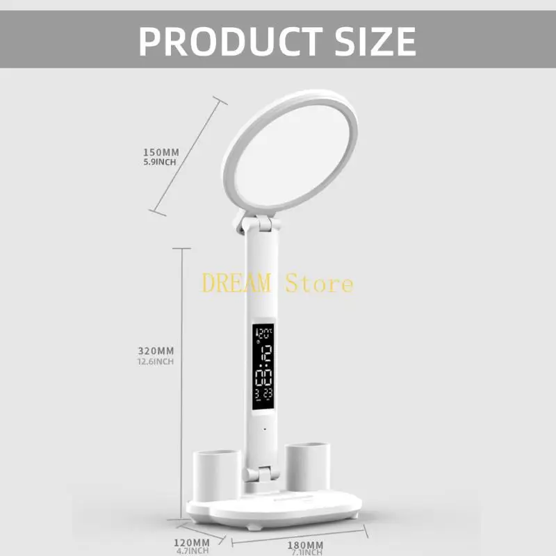 Tocando luz del escritorio control con brillo y temperatura color Configuración 3200 mAh Batería recargable/carga