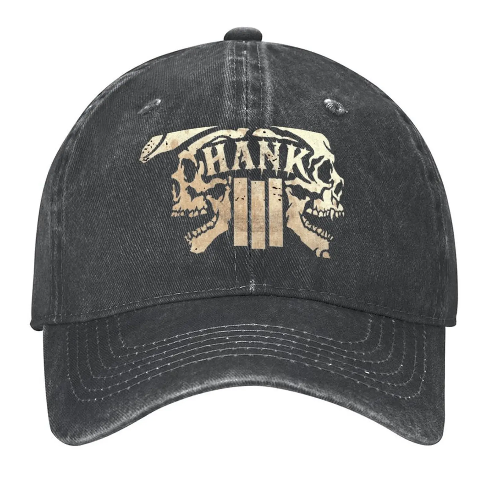 

LutherStamm Hank Williams III Logo Mens Graphic Cadeau Chaud Baseball Cap summer hat Beach Streetwear Mens Hats Women's