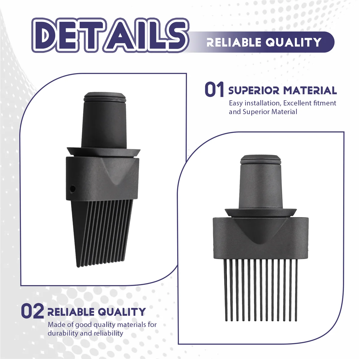 Quente para secador de cabelo supersônico dyson hd01 hd08 hd02 hd03 hd04 acessório de pente de dente largo 969748 -01 Acessório para secador de cabelo
