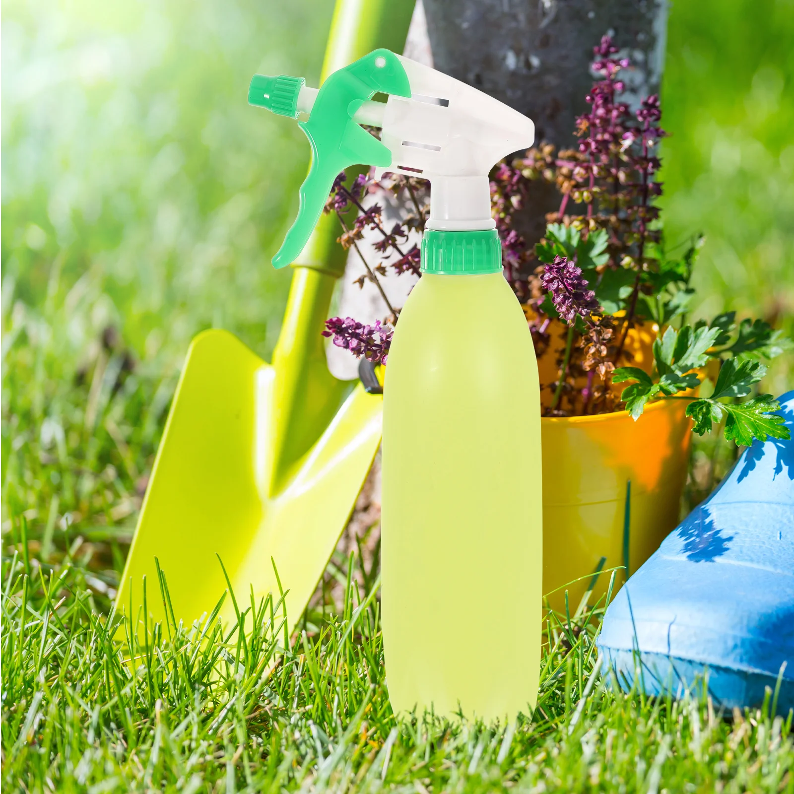 

10 pcs Hand Press Nozzle Comfort Grip Long Straw Plants Watering Kitchen Cleaning Plastic Material Steam Sprayer Head Water