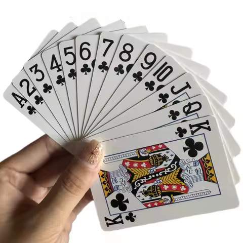 New 54 pieces/set Grey Core Paper Poker King Deck Playing Cards Magic Tool Party Table Game Red Blue